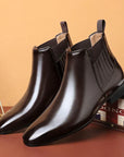 Peyton | Faux Leather Ankle Boots