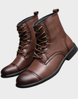 Morgan | Faux Leather Ankle Booties