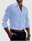 Victor™ - Stylish Striped Dress Shirt