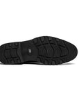 Parker | Synthetic Leather Boots with Double Buckle Design