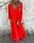 Lisana™ | Cepli Boho Uzun Elbise