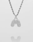 ICY Bubble Letter Initial Necklace