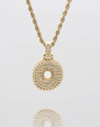 ICY Bubble Letter Initial Necklace