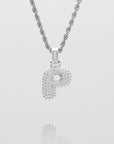 ICY Bubble Letter Initial Necklace