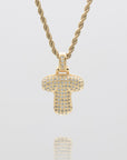 ICY Bubble Letter Initial Necklace