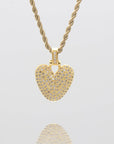 ICY Bubble Letter Initial Necklace