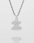 ICY Bubble Letter Initial Necklace