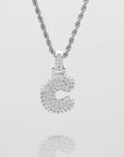 ICY Bubble Letter Initial Necklace