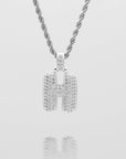 ICY Bubble Letter Initial Necklace