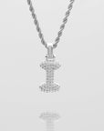 ICY Bubble Letter Initial Necklace
