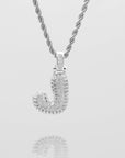 ICY Bubble Letter Initial Necklace