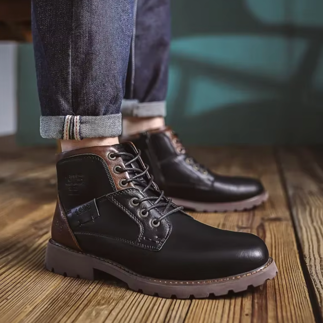 Aaron™ | Classic Vintage Leather Boots