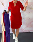 Hanne™ | V yaka şık elbise