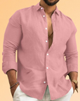 Thomas | Lightweight Cotton Summer Shirt with Italian Collar