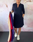 Hanne™ | V yaka şık elbise