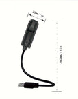 1 Adet Işık + 3 Adet Ay Işığı, USB LED projektör, tavan ve dekor için ideal.