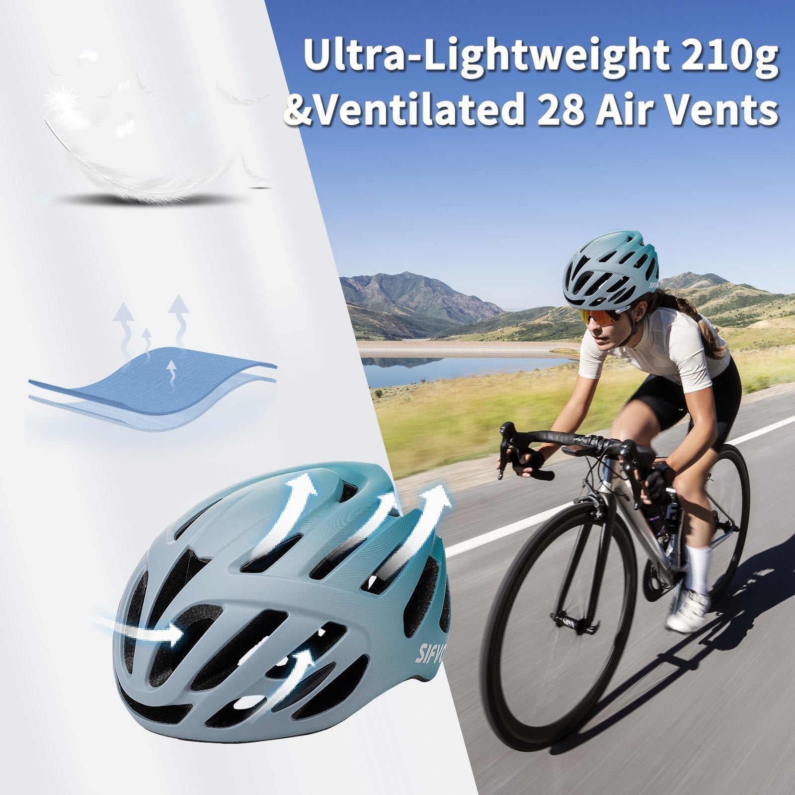 "Sifvo – Profesyonel Bisiklet Kaskı" can be rewritten as "Sifvo – Uzman Düzeyinde Bisiklet Kaskı".