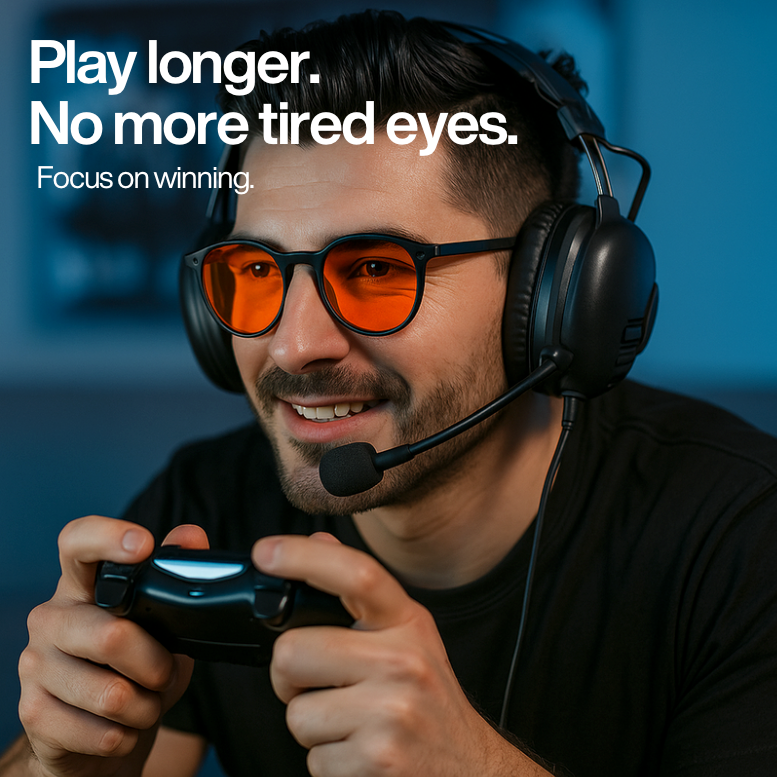 Akış Hali™ Unisex Kırmızı Cam Mavi Işık Gözlüğü