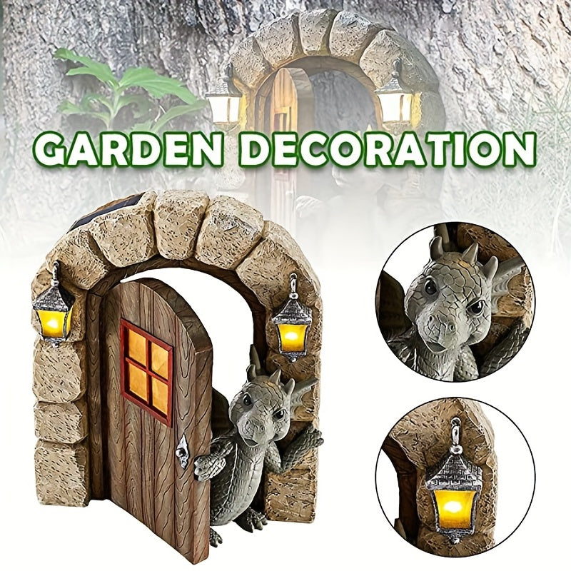 Hars Ejderha Figürü – Bahçe &amp; Dekor