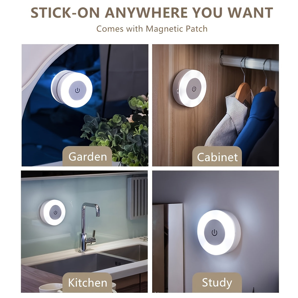 Modern LED dokunmatik gece lambası, şarj edilebilir 400mAh lityum pil, sıcak/soğuk beyaz ışık, ayarlanabilir parlaklık, yatak odası ve ev dekoru için ideal.