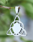 Mistik Ay Triquetra Kolyesi