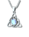 Mistik Ay Triquetra Kolyesi
