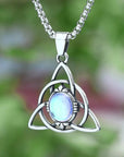 Mistik Ay Triquetra Kolyesi